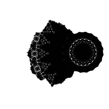  beyaz arkaplanda mürekkep fırçası darbesi