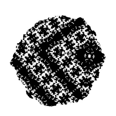 beyaz arka planda yalıtılmış siyah fırça darbesi