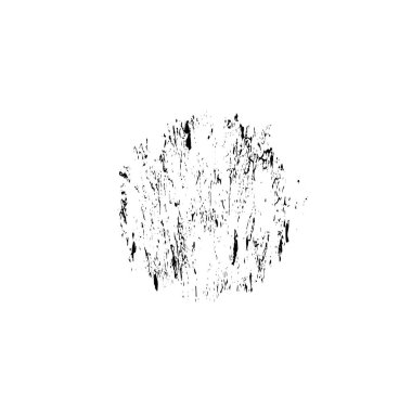 Beyaz arkaplanda soyut grunge siyah nokta izole