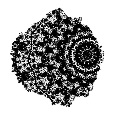 beyaz arka planda yalıtılmış siyah fırça darbesi