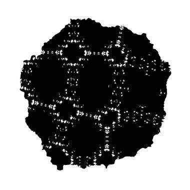 beyaz arka planda yalıtılmış siyah fırça darbesi