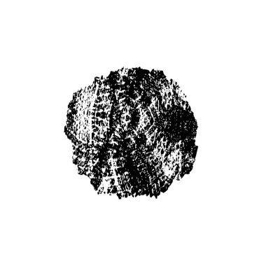 beyaz arka planda yalıtılmış siyah fırça darbesi