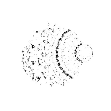 beyaz arka planda yalıtılmış siyah fırça darbesi