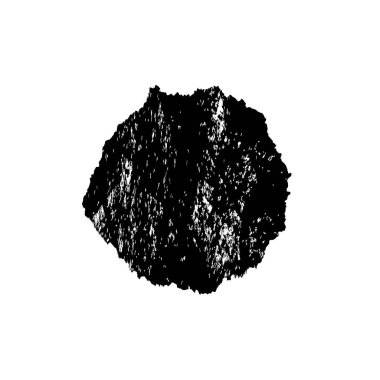 beyaz arka planda yalıtılmış siyah fırça darbesi