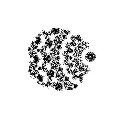 beyaz arka planda yalıtılmış siyah fırça darbesi