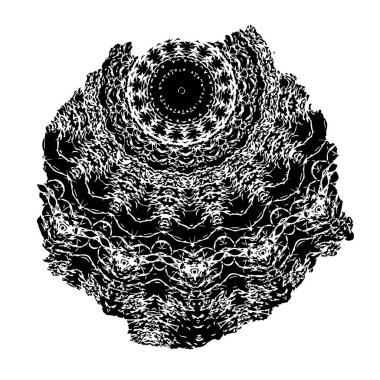 beyaz arka planda yalıtılmış siyah fırça darbesi