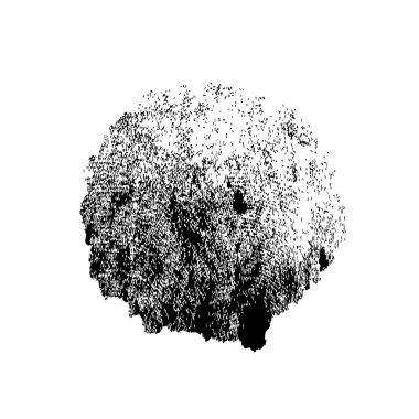 beyaz arka planda yalıtılmış siyah fırça darbesi