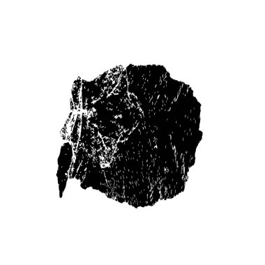 beyaz arka planda yalıtılmış siyah fırça darbesi