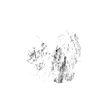 beyaz arka planda yalıtılmış siyah fırça darbesi