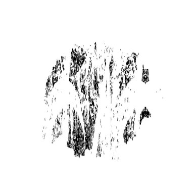 Beyaz arka planda siyah fırça darbesi