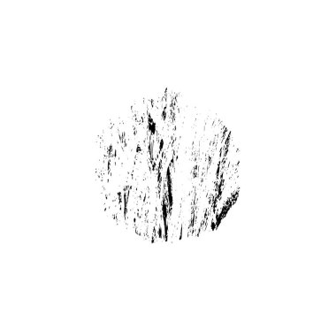 Beyaz arka planda siyah fırça darbesi