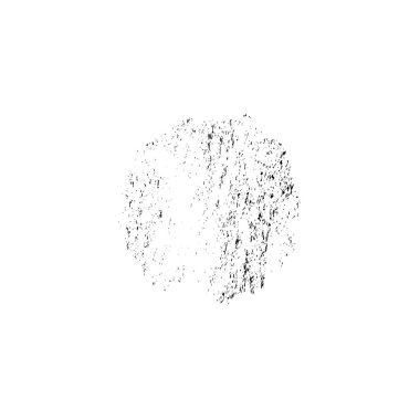 Beyaz arka planda siyah fırça darbesi