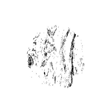 Beyaz arka planda siyah fırça darbesi