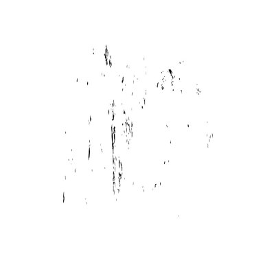 Beyaz arkaplanda soyut grunge siyah nokta izole