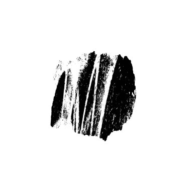 soyut siyah fırça darbeleri.