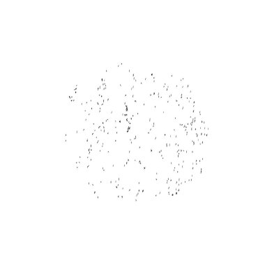 Beyaz arkaplanda soyut siyah fırça darbesi