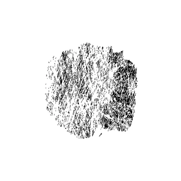 Coup Pinceau Encre Sur Fond Blanc — Image vectorielle