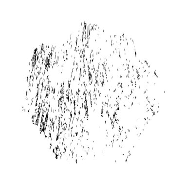 Beyaz arkaplanda soyut siyah fırça darbesi