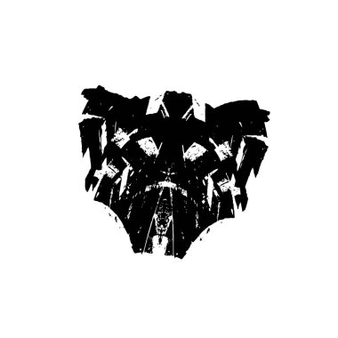 grunge fırça darbesi vektör dokusu