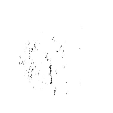 Beyaz arkaplanda soyut mürekkep lekesi, vektör illüstrasyonu