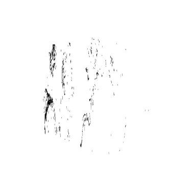 Beyaz arkaplanda soyut siyah fırça darbesi