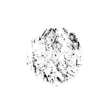 Beyaz arkaplanda soyut siyah fırça darbesi