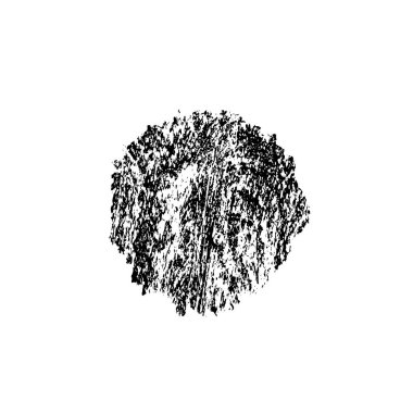 Beyaz arkaplanda soyut siyah fırça darbesi