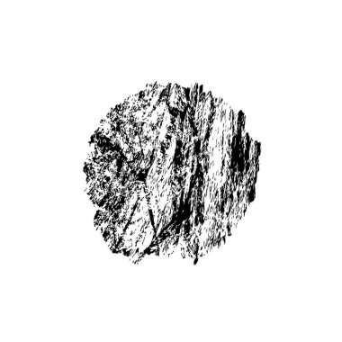 Beyaz arkaplanda soyut grunge siyah nokta, vektör illüstrasyonu