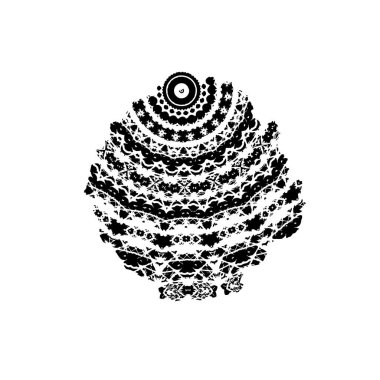 Soyut siyah ve beyaz grunge monokrom arkaplanı