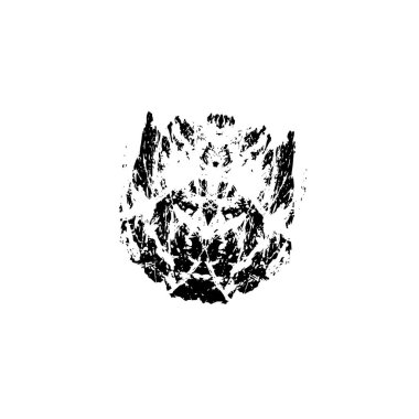 Soyut siyah ve beyaz grunge monokrom arkaplanı