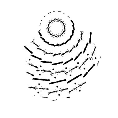 Soyut siyah ve beyaz grunge monokrom arkaplanı