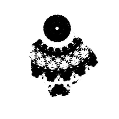 Soyut siyah ve beyaz grunge monokrom arkaplanı