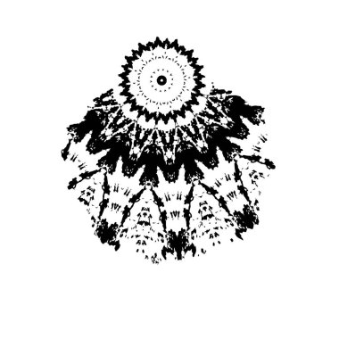 Soyut siyah ve beyaz grunge monokrom arkaplanı