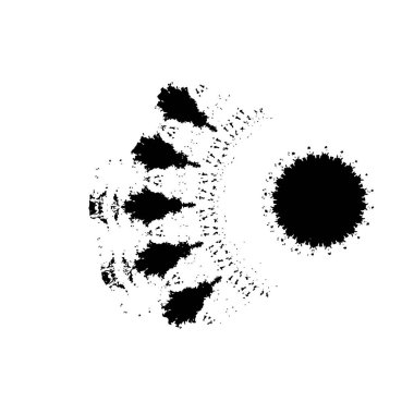 Soyut siyah ve beyaz grunge monokrom arkaplanı