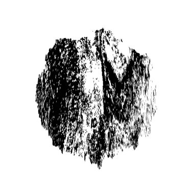 Beyaz arkaplanda soyut grunge siyah nokta izole