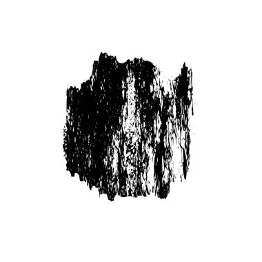 Beyaz arkaplanda soyut grunge siyah nokta izole