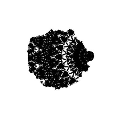 soyut siyah-beyaz desen