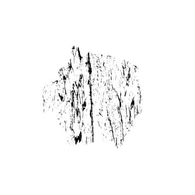 Beyaz arkaplanda soyut grunge siyah nokta izole