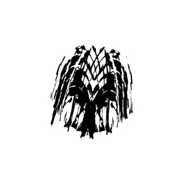 siyah ve beyaz grunge soyut model arka plan. vektör illüstrasyonu.         