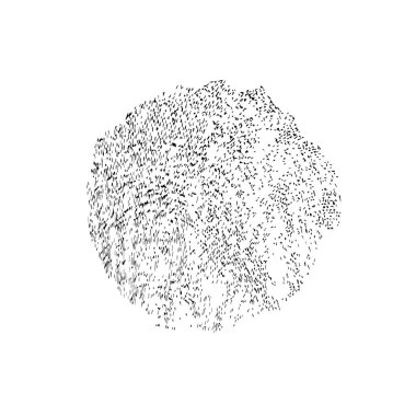 Bir çemberin soyut arkaplanının vektör çizimi