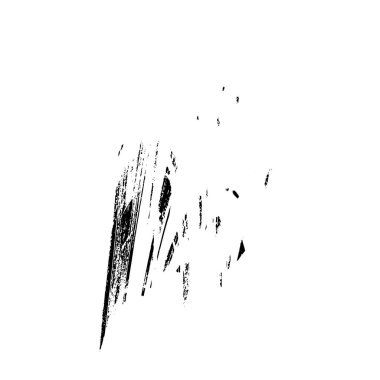 siyah fırça darbesi dokusu. grunge soyut el - boyanmış element.