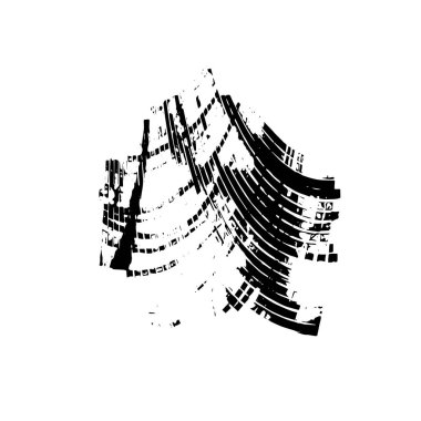 Soyut siyah-beyaz grunge arka planı. Vektör illüstrasyonu