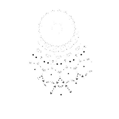 Bir noel ağacının vektör çizimi