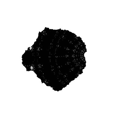 Siyah mürekkep lekesi beyaz arkaplanda izole edilmiş. vektör illüstrasyonu.