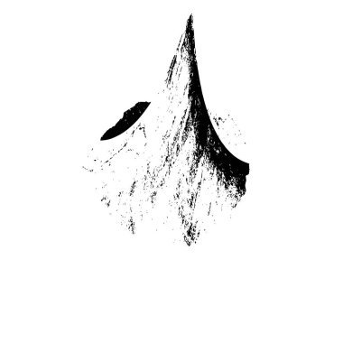 Vektör çizimi. El boyası siyah mürekkep sıçraması. grunge dokusu.