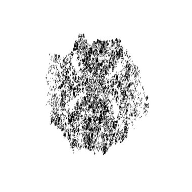 beyaz arkaplanda grunge siyah fırça darbeleri.