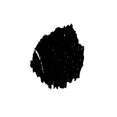 Beyaz arka planda siyah mürekkep fırça sıyrık