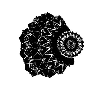 Elle çizilmiş karalama şekli. siyah ve beyaz arkaplan.