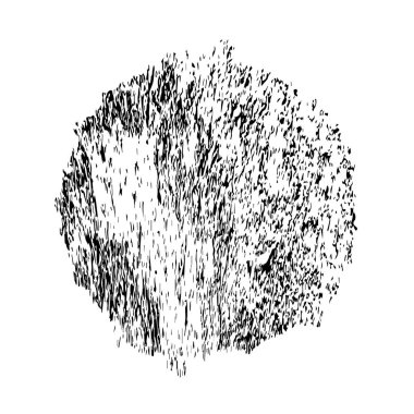 Beyaz arkaplanda soyut mürekkep lekesi, vektör illüstrasyonu