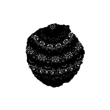 İzole çam ağacı tasarım